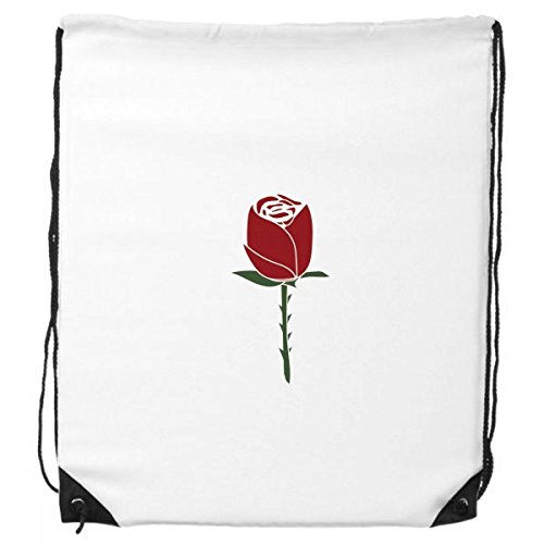 Dello Zaino Drawstring Shopping Bags Sport Modello Regalo Carnation Flower Plant rosso