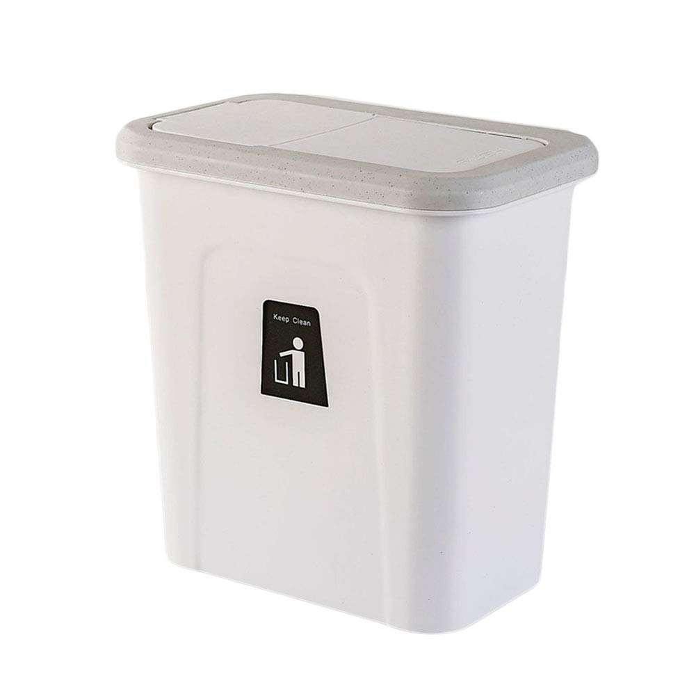 Buy Kitchen Waste Bin Push Lid Large Plastic Rubbish Dustbin