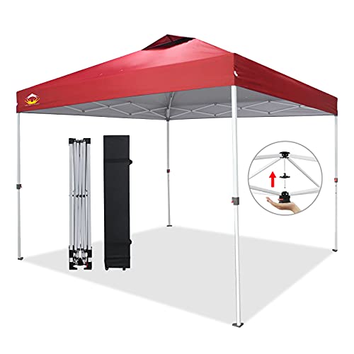 Photo 1 of **used*
CROWN SHADES Patented 10ft x 10ft Outdoor Pop up Portable Shade Instant Folding Canopy with Carry Bag