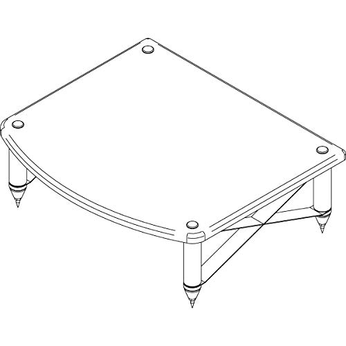 Pangea Audio Vulcan X Amplifier Floor Stand Carbon Fiber Vinyl - Thumbnail 3