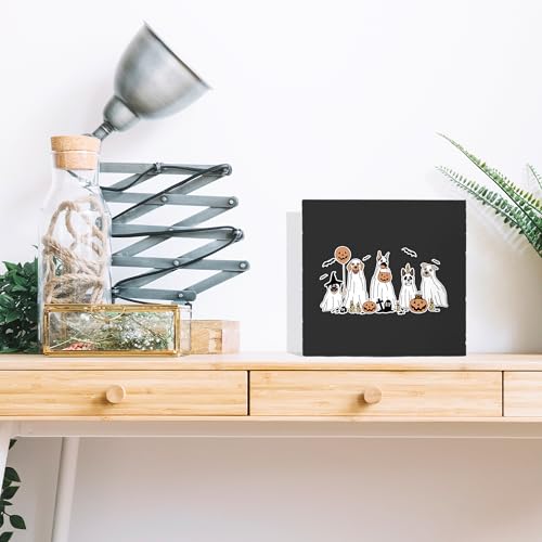 Halloween-Signs-Cute-Halloween-Ghost-Dogs-Pumpkin-Wooden-Box-Sign-Halloween-Ghost-Decorations-Halloween-Table-Desk-Shelf-Decorations-Spooky-Home-Decor-Dog-Lovers-Gifts-5×5-Inches Halloween Signs Cute Halloween Ghost Dogs Pumpkin Wooden Box Sign Halloween Ghost Decorations Halloween Table Desk Shelf Decorations Spooky Home Decor Dog Lovers Gifts 5×5 Inches