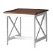 Christopher Knight Home Selvan Indoor Farmhouse Cottage Dark Oak Acacia Wood End Table Frame, Brown with White