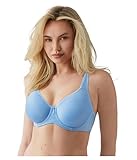 Wacoal Damen Basic Beauty 853192 T-Shirt-BH, leicht gepolstert, mit Bügel, vollständige Abdeckung, Bel Air Blue, 90D