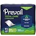 Prevail Fluff Absorbent Incontinence Underpad, Disposable, Large, 23