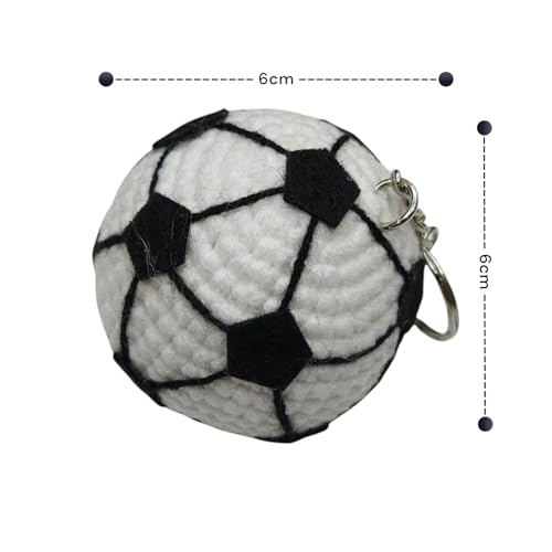 LINAN Soccer Ball Keychain, Sports Charm Keyring Accessory, Gag gift soccer Ball, Back to School gift, Gaggift, Gift for Him2