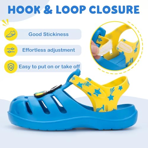 Boys Girls Sandals Toddler Lightweight EVA Water Shoes Kids Closed Toe Fisherman Sandals Summer Beach Sports Shoes Outdoor3
