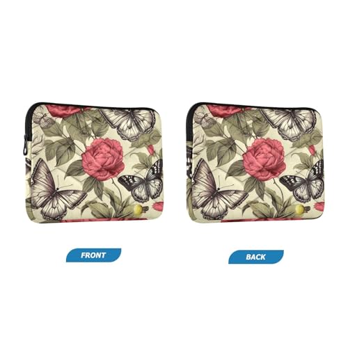 Funda para Laptop con Diseño de Mariposa Vintage 13-14 Pulgadas miniatura 2