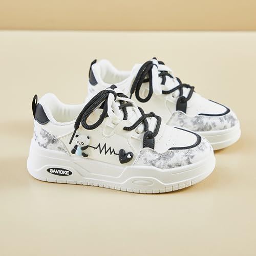 Women's Lightweight Platform Sneakers Comfortable Y2K Walking Shoes, Cute Casual for Everyday2