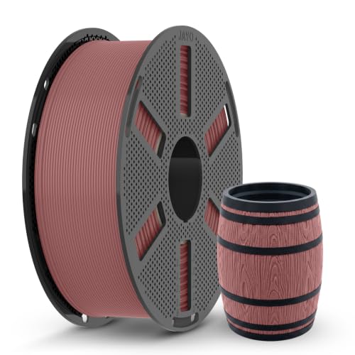 JAYO Wood PLA Filament 1.75mm, 1.1KG Cherry Wood