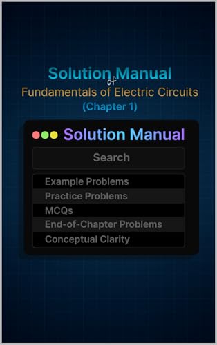 Solution Manual of Fundamentals of Electric Circuits (Chapter 1)
