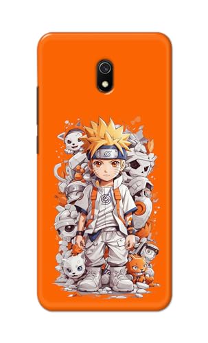 Image of PRINTFIDAA Printed Hard Back Cover Case for Mi Redmi 8A Back Cover (Famous Anime Cartoon Character) -112
