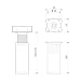 sossai® Patas para muebles MFR1 | 4 piezas | altura regulable |...