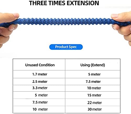 Miniatura 6 de Manguera de jardín expandible para exteriores de 255075100 pies, con adaptador de babero de conexión rápida, accesorios de latón, flexibles y