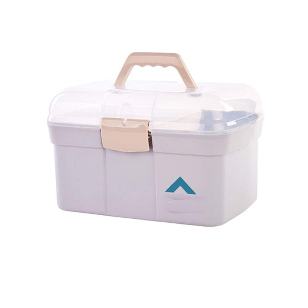 Caja de medicina portátil con compartimentos mini kit de supervivencia y bolsa médica FRYH