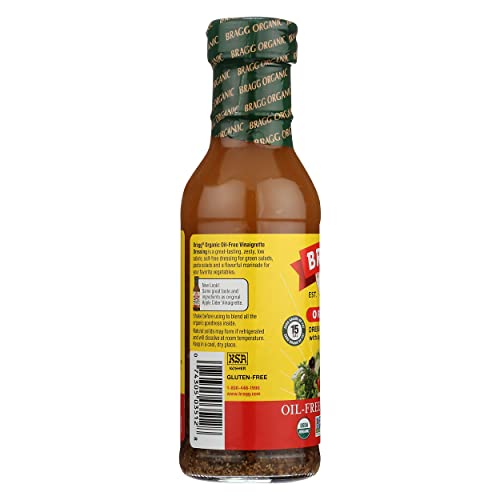Bragg Organic Salad Dressing and Marinade, 12 oz (Oil-Free Vinaigrette) - Thumbnail 6