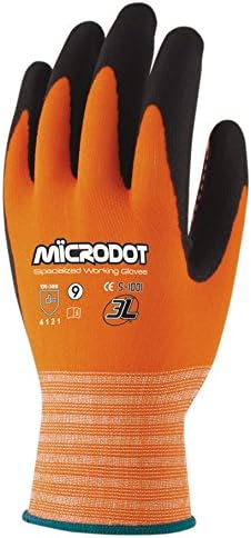 3L Wx-666 T-10 - Guante Nylon Ni.Foam Microdot Wx666 T10