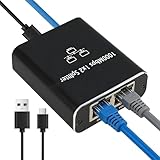 Splitter RJ45 et répartiteur RJ45 polyvalent – Utilisable comme splitter RJ45 ou répartiteur RJ45, cet appareil est compatible avec de nombreux équipements réseau tels que ordinateurs, téléviseurs, box Internet, routeurs et décodeurs, pour une connectivité filaire étendue.