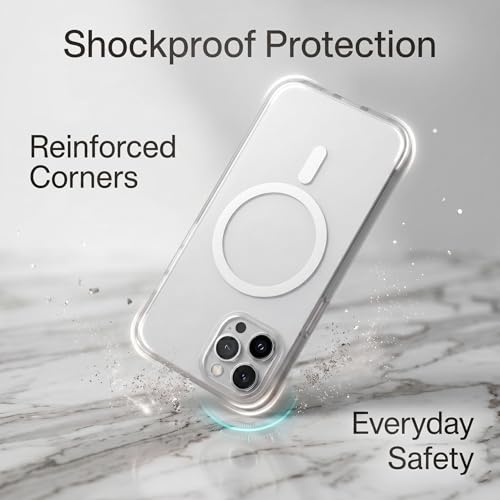 Image of amazon basics Luxury Paper Thin Case Cover for iPhone 15 Pro 5G | Matte Finish | Compatible with magsafe | (White, iPhone 15 Pro 5G)