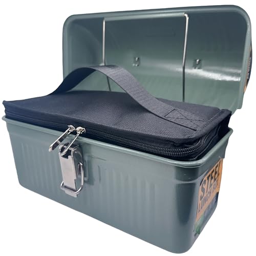 dtylean Insulated Bag for Stanley Classic Lunch Box 5.5qt(5.2L),Reusable Thermal Cooler,Black