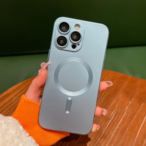 Coque de téléphone de charge sans fil iPhone 12 Pro Max antichoc à objectif protégé mat