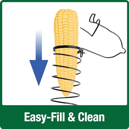 Nature\'s Way Wild Wings Metal Corn Cob Outdoor Squirrel Feeder - Thumbnail 4