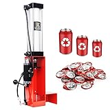 Pneumatic can crusher for recycling 12 Oz. and 16 Oz. Soda Beer Can Crusher Smasher Wall Mounted for