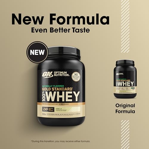 Optimum Nutrition Gold Standard 100% Whey Naturally Flavored Protein Powder, Vanilla, 1.9 Pound (Packaging May Vary) - 5