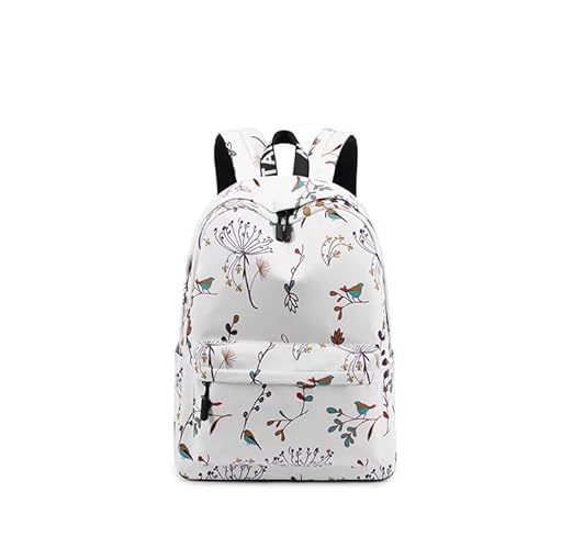 Small 20 L Backpack Printed bags for girls Small 20 L Laptop bag backpack for college women (Grey)