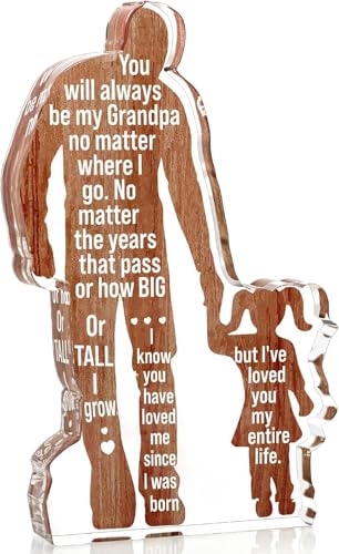 Grandpa Gifts from Granddaughter Grandad Birthday Fathers Day Idea Gift Best Grandpa Ever Gifts to My Great Grandpa Christmas Fathers Day Grandparents Gifts Granddad Papa Plaque Sign