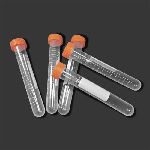 Tubes à essai pour centrifugeuse anti-fuite 15ml flacons plastique transparents - 5