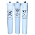 KleenWater Replacement Cartridges for Water Factory SQC4 System, 3M 3MRO401 and Water Factory 47-55702G2, 47-55704G2, 47-55710G2, Set of 3, Made in USA