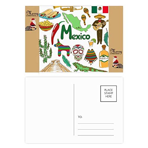 Cartes postales Mexique coffret de 20 assortiments à offrir aux voyageurs