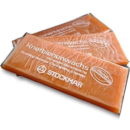 Stockmar Bundle Modeling Beeswax - 3 Pieces Natural Color - Waldorf Wax #TOP2