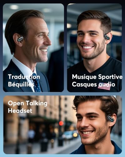 Mokseev Écouteurs traducteurs vocaux instantanés Bluetooth, 198 Langues – vue 7