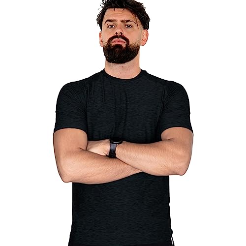 T-shirt HNL col rond noir Ola 128 pour homme pour éviter l'inconfort au quotidien