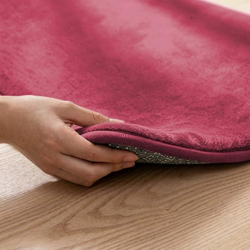 Image of 1.3 inch Thick Baby Play Mat for Floor, 79x79 Soft Foam Mats, Burgundy