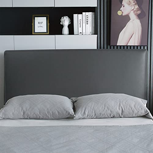 HoePozen Bett Kopfteil Bezug/Überzug, Staubdichte Stretch Bett Kopfteil Abdeckung, Rückenschutz All-Inclusive Slipcover, Leder Bettkopfteil Hussen,für Einzelne Doppelking Größe Kopfteil Cover