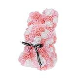 Lapin fleur immortel : peut offert en cadeau à votre famille et à vos amis, décoration d'intérieur pour la saint-valentin