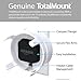 TotalMount Outlet Mount for Echo Dot 3rd Gen (Includes Cable Management) – White