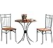 Tamiami 3-piece Bistro Dining Set Honey and Black