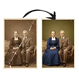 Personalisierte Foto-Restaurierung & Kolorierung – Alte Schwarzweißfotos bearbeiten, farbig machen & hochwertig gedruckt