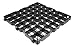 Produktbild LANDGRID 2,5m² 40LG Schwarz Rasengitter Paddockplatten 50x50x4 cm Paddockplatte Rasengitterplatten