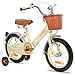 STITCH 14 Zoll Kinderfahrrad für 3 4 5 Jahre Mädchen, Kinderfahrrad...