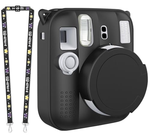 SHIKELANG�P�[�X For �x�m�t�C����(FUJIFILM) �`�F�L �C���X�^���g�J���� instax mini 13 �p �P�[�X �o�[ �V���R�����[�P�[�X �֗� ���s �y�� �L�Y�h�~ �h�o �h�k �y�ʏ��^ �ی�P�[�X �����h�~ instax min