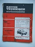  RTA N°315 AUTOBIANCHI A 112 / A112 E / / Réf65179
