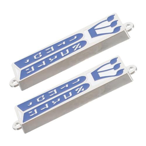 CORHAD 2pcs Antique Metal Jewish Mezuzah with Scroll and House Blessing Decorative Judaica for Symbol of and Blessing for Jewish Families