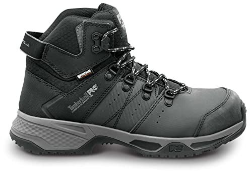 Timberland PRO Switchback, Men's, Black/Grey Pop, Comp Toe, EH, WP, MaxTrax Slip-Resistant Work Hiker (9.5 W)3