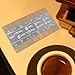 Vergleichswerkzeug zum Zerkleinern von Kaffee – 2 Stück in Mahlzeitengrößen, zuverlässige Referenzkarte | Zubereitung von Kaffee für den Vergleich von Getreide zu Hause auf dem Weg des Lebens Qu
