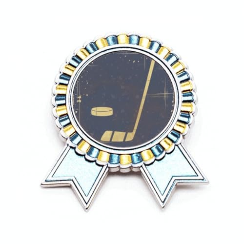 Broche de golf bleu en métal M pour costume et veste de golfeur chic