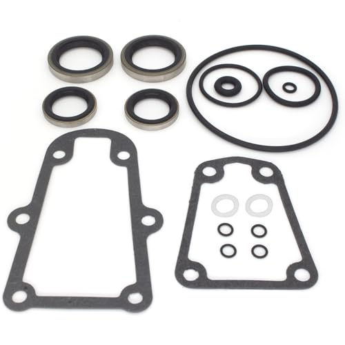 Image of 18-2692 Marine Gearcase Lower Unit Seal Kit for Johnson Evinrude 85-140 HP V4 Outboard Boat Motors replaces GLM 86712 Mallory 9-74113